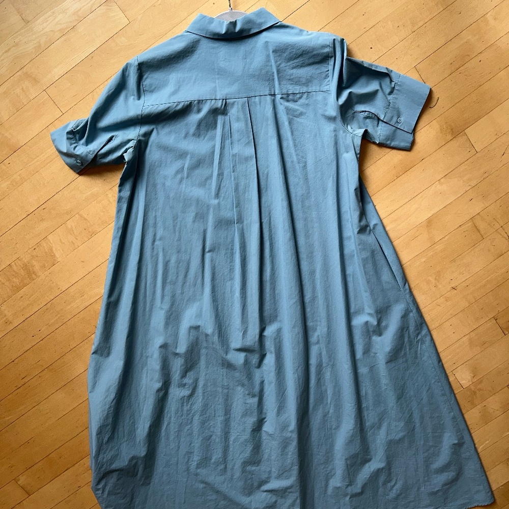 otto'd âme French blue shirt dress, 6, G1211 - Picture 5 of 6
